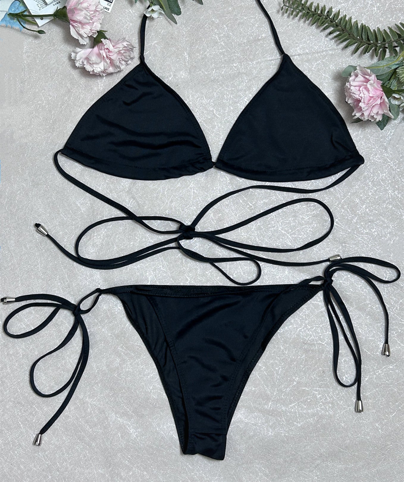 Beach Bath Sunbath Seamless Breathable Banded Bikini Swimsuit