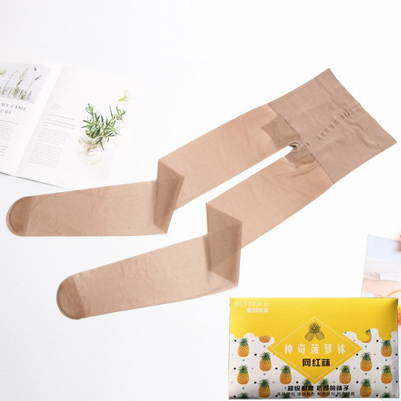 Arbitrary Cut Silk Stockings Women's Snagging Resistant Pantyhose Summer Ultra-thin Invisible