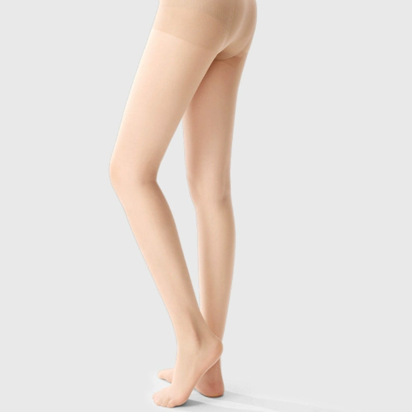 Women's Solid Color Casual Sheer To Waist Pantyhose