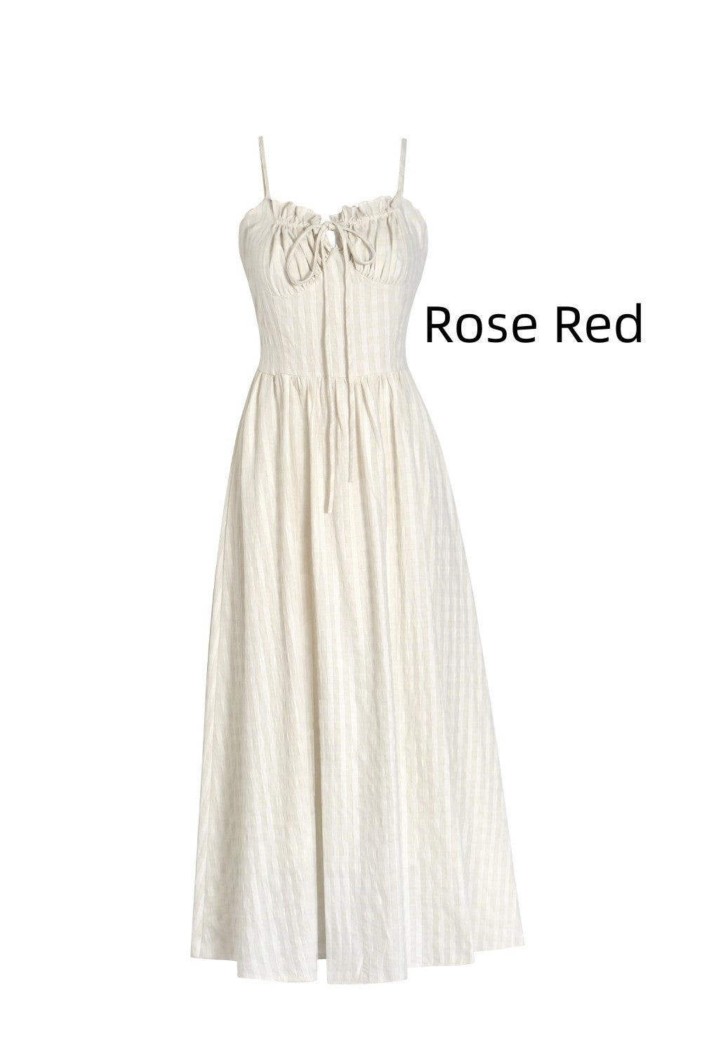 Checkered First Love Strap Dress French