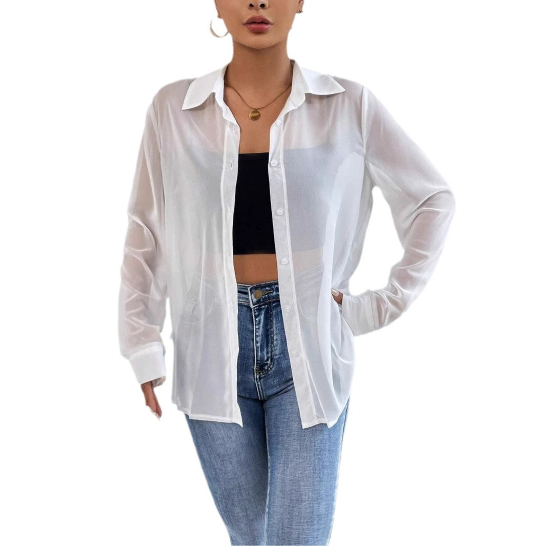 New Resort-style Thin Sun-protective Top Loose-fitting