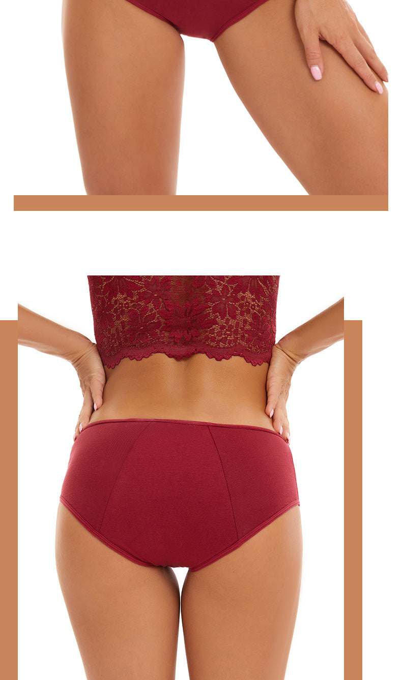 Plus Size Women's Menstrual Underwear Leak-proof