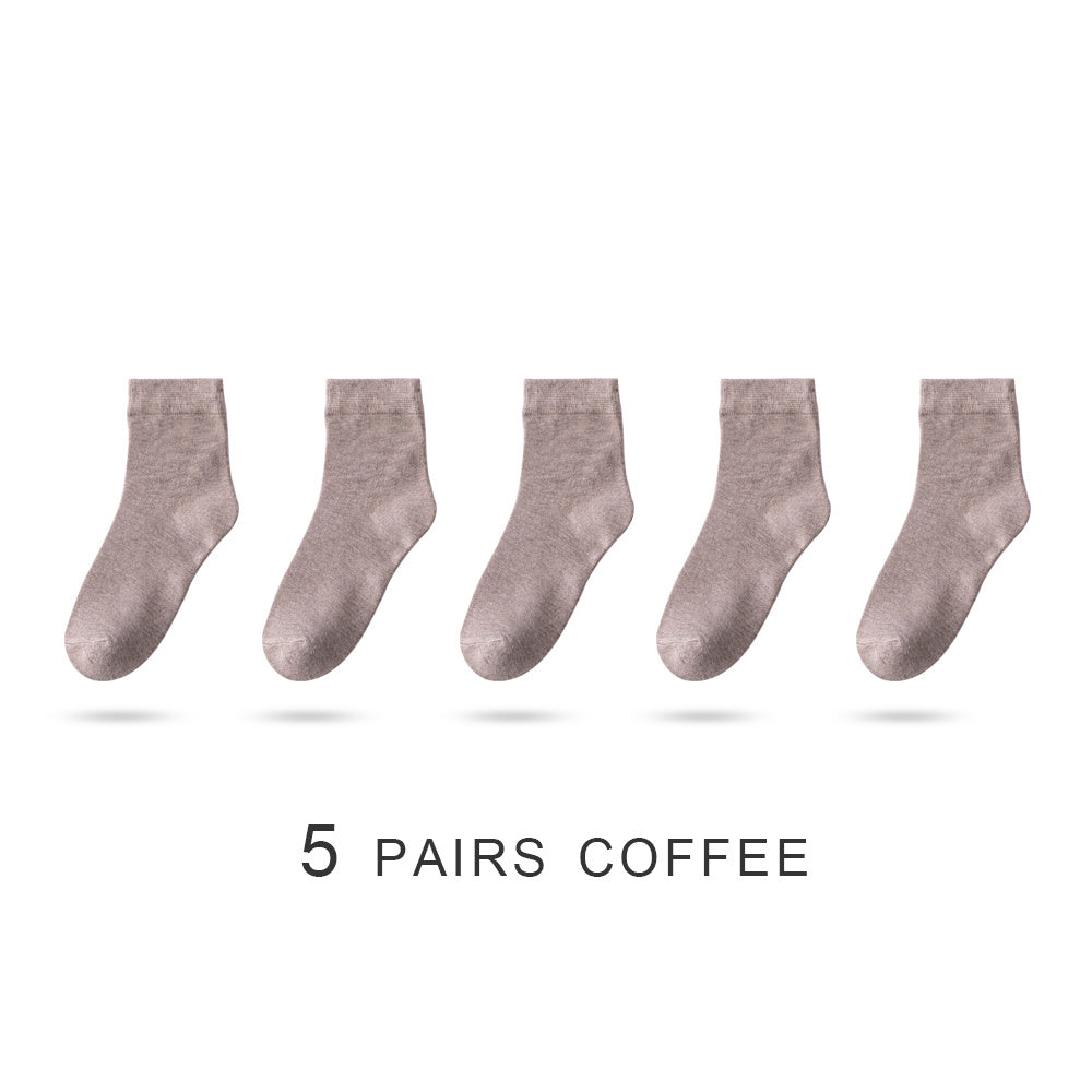 White Ladies Summer Thin Deodorant Sweat-absorbent Black Stockings
