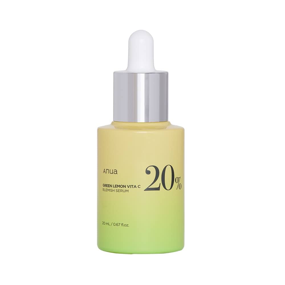 Anua, Green Lemon, Vit C 20%, Anti-Blemish, Serum, For Face, 20 ml