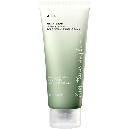 Anua, Heartleaf Quercetinol, Pore Cleansing, Cleansing Foam, 150 ml