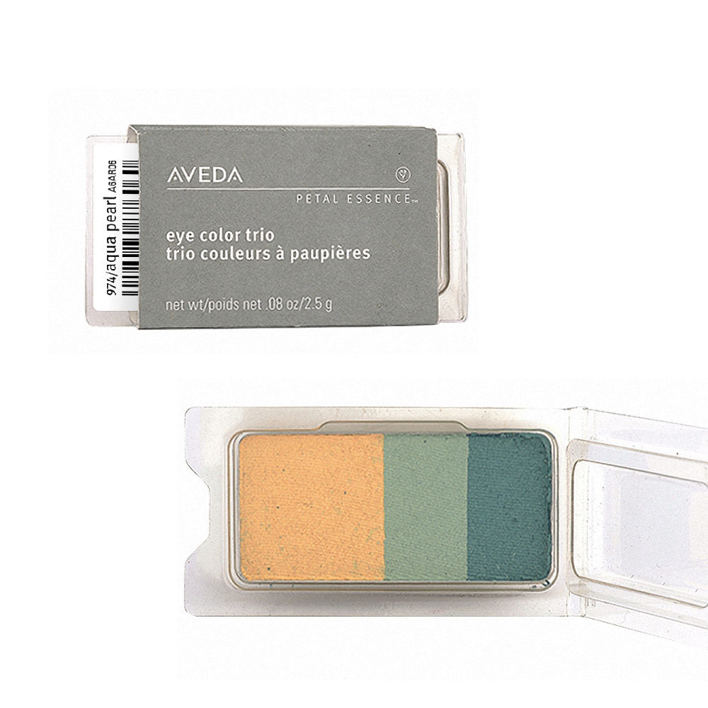 Aveda, Petal Essence, Natural, Shining, Eyeshadow Powder, 974, Aqua Pearl, 2.5 g