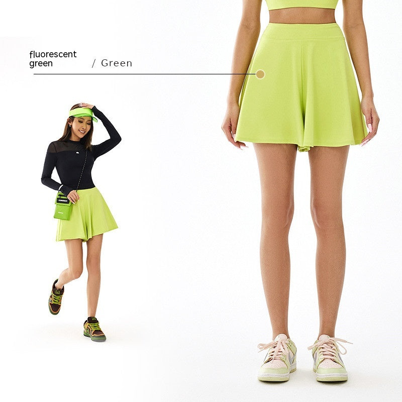 Women's Back High Elastic Quick-drying Sports Fitness Vest Shorts