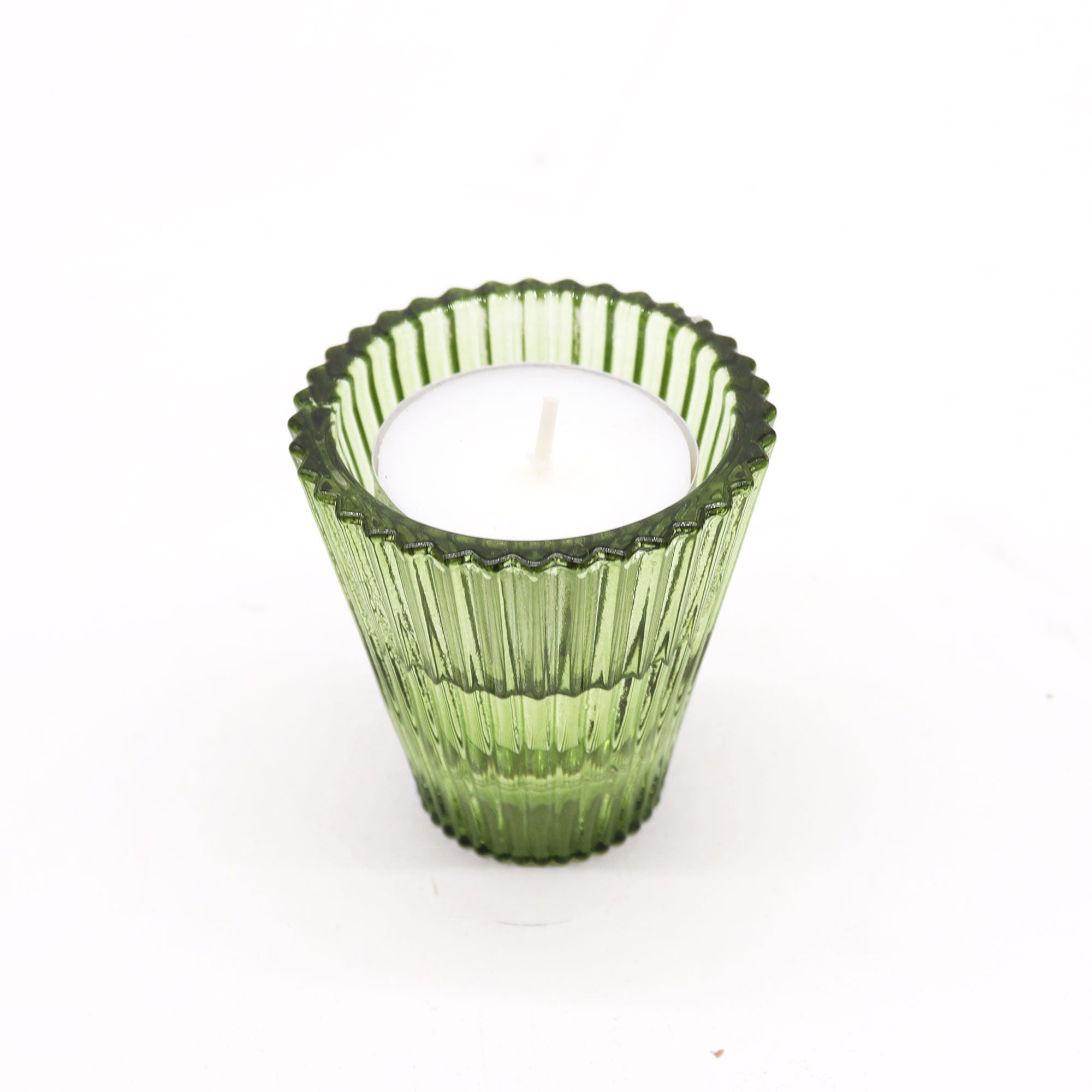 Flip Dinner Candle / Tealight Holder - Garden Jade