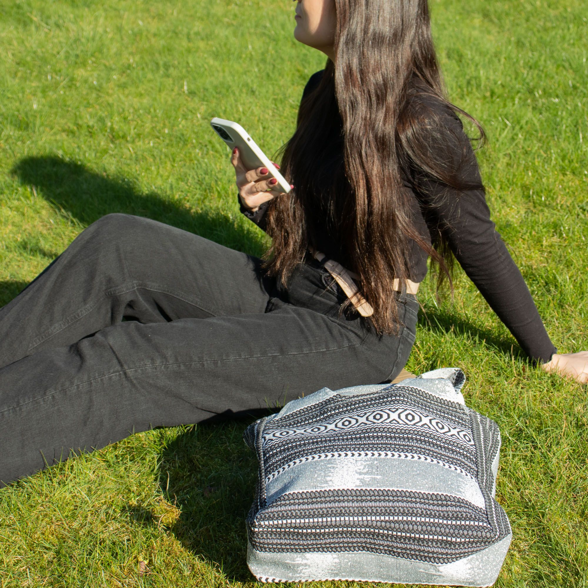 Nomad Sari Jacquard Natural Wander Muse Bags - Urban Caravan