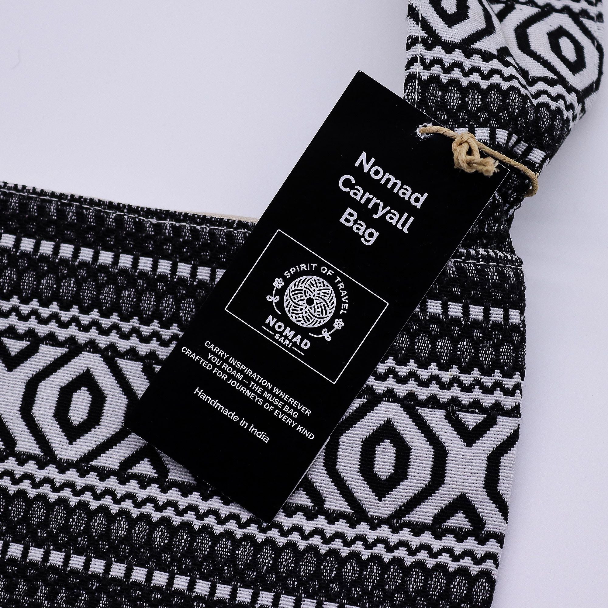 Nomad Sari Jacquard Natural Nomad Carryall Bags - Urban Caravan