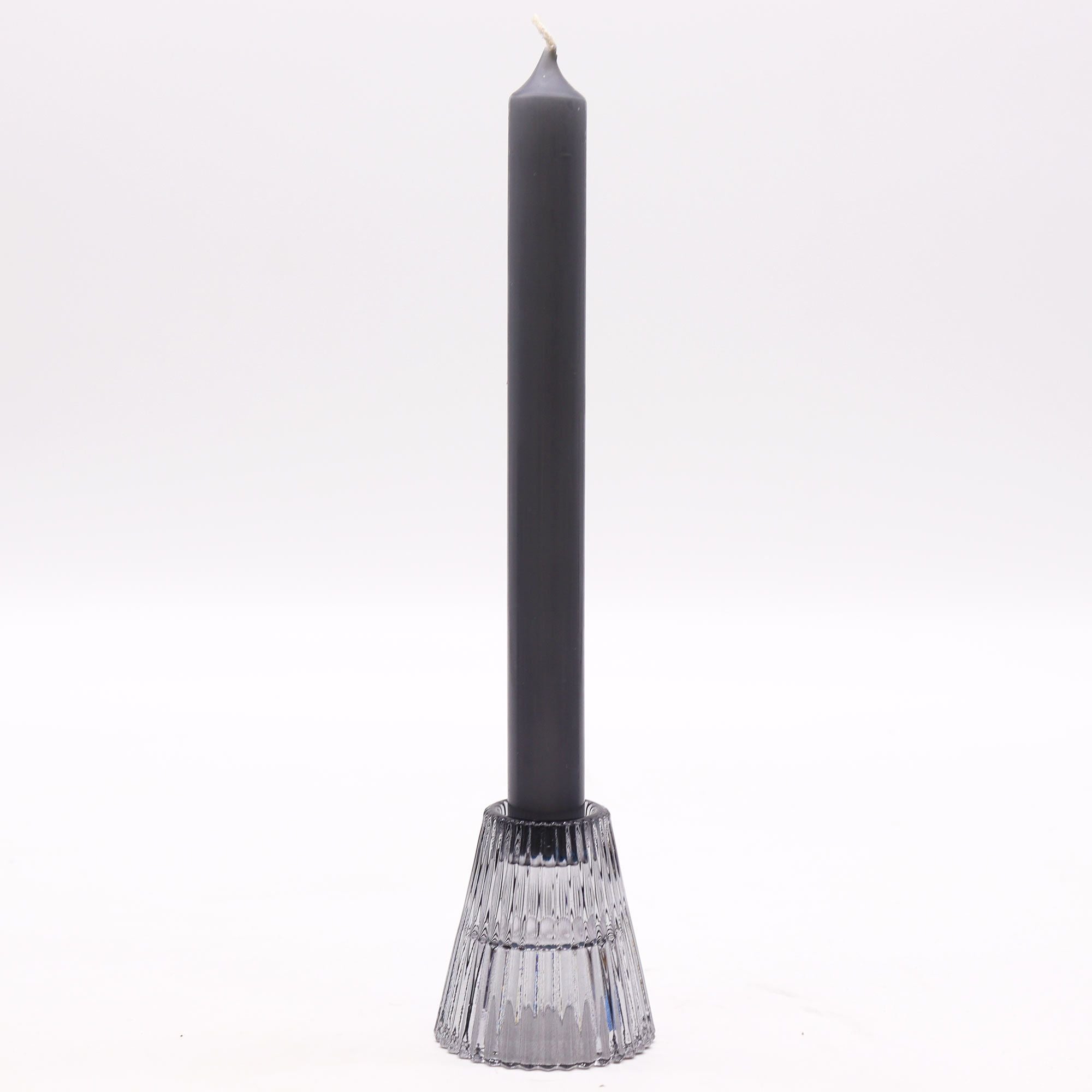 Flip Dinner Candle / Tealight Holder - Midnight Grey