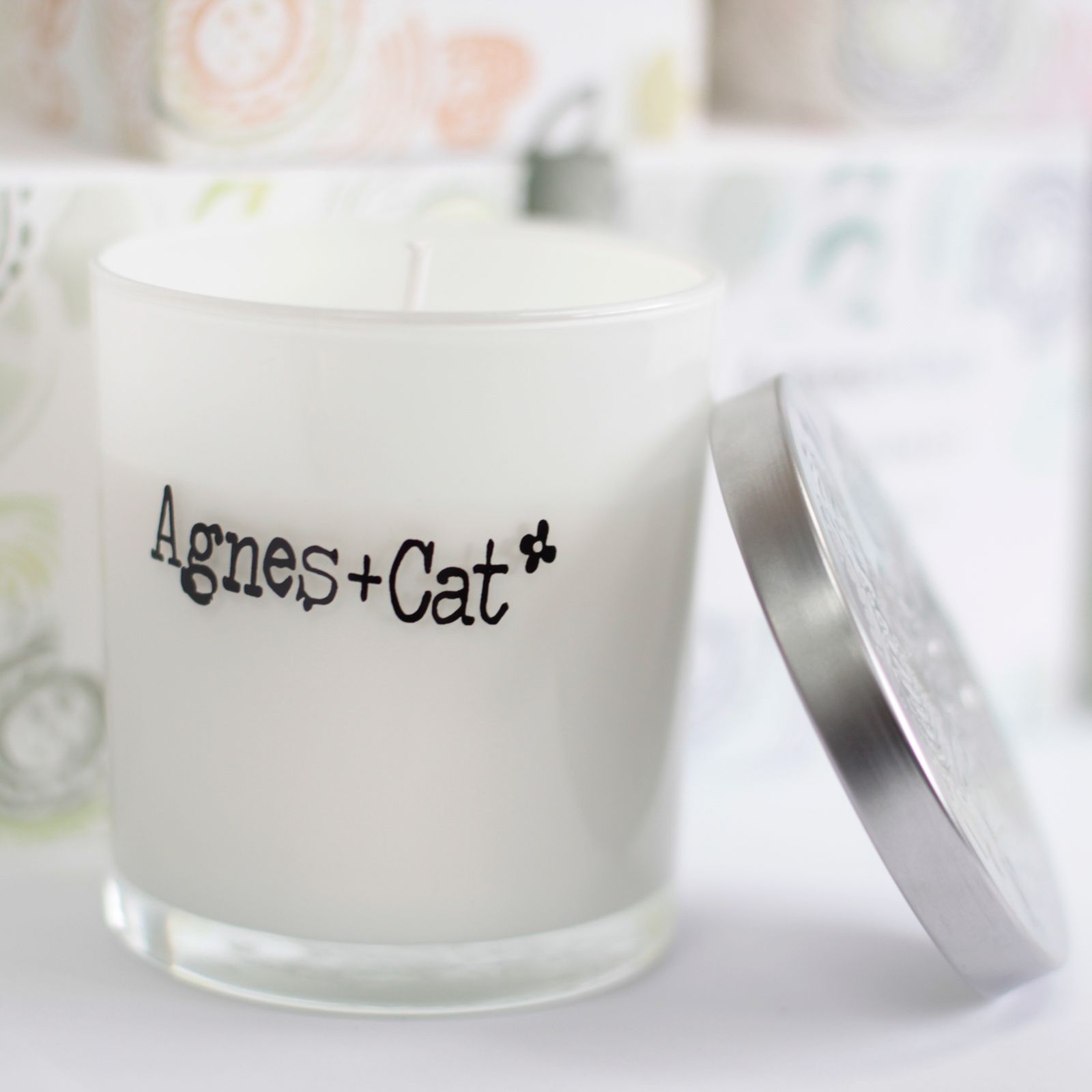 Agnes + Cat Votive Candle - White Fig