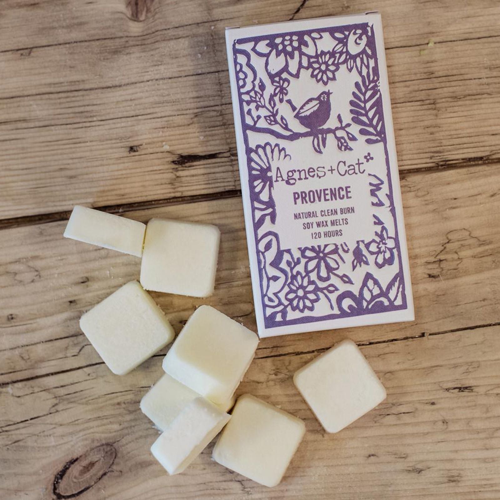 Agnes + Cat Box of 8 Wax Melts - Provence