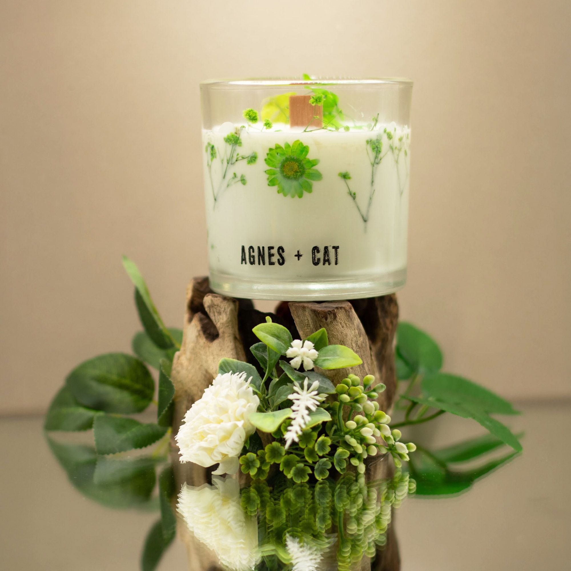 Agnes + Cat Botanical Soy Wax Candle - Fellberry