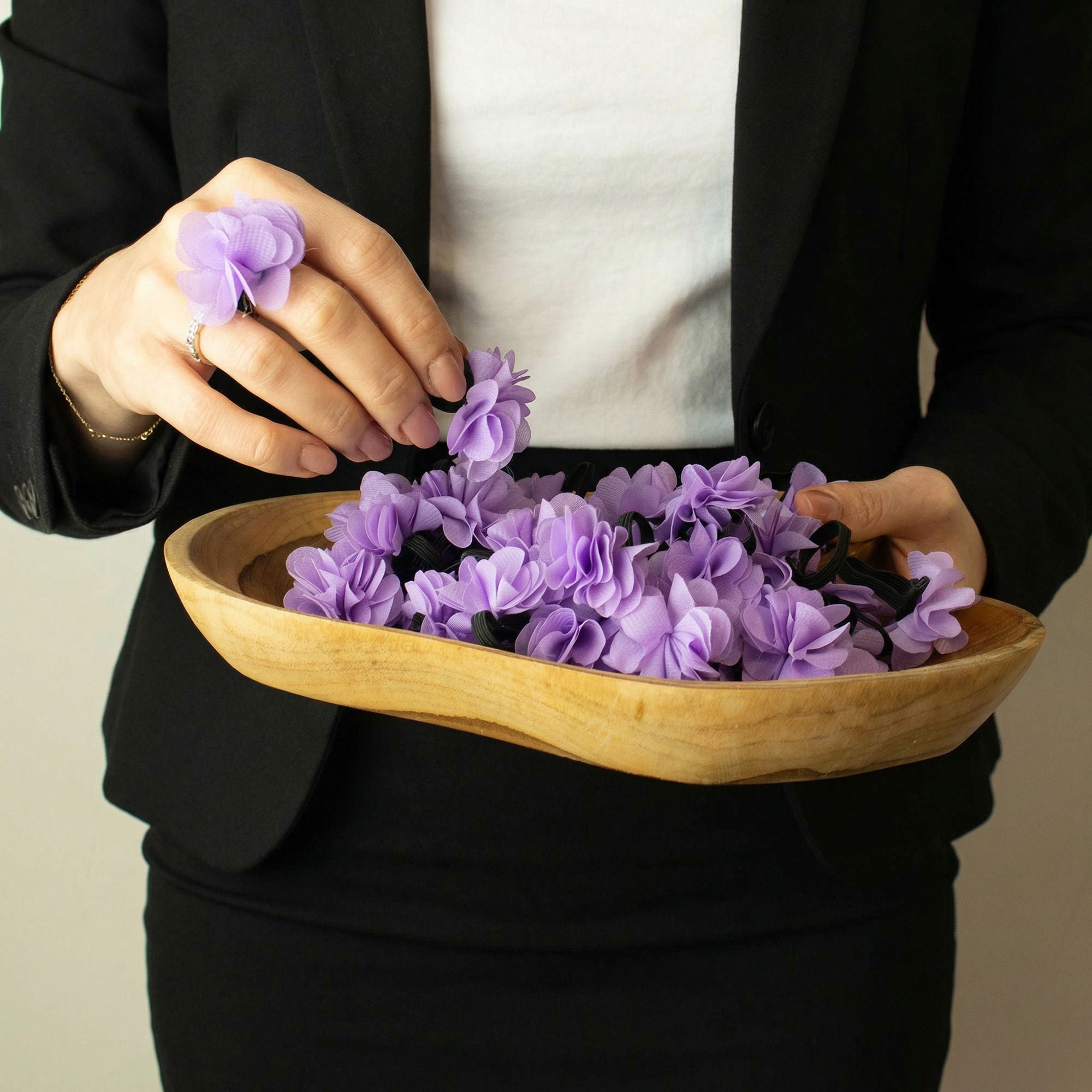 Fragrance Chiffon Diffuser Rings - Pink