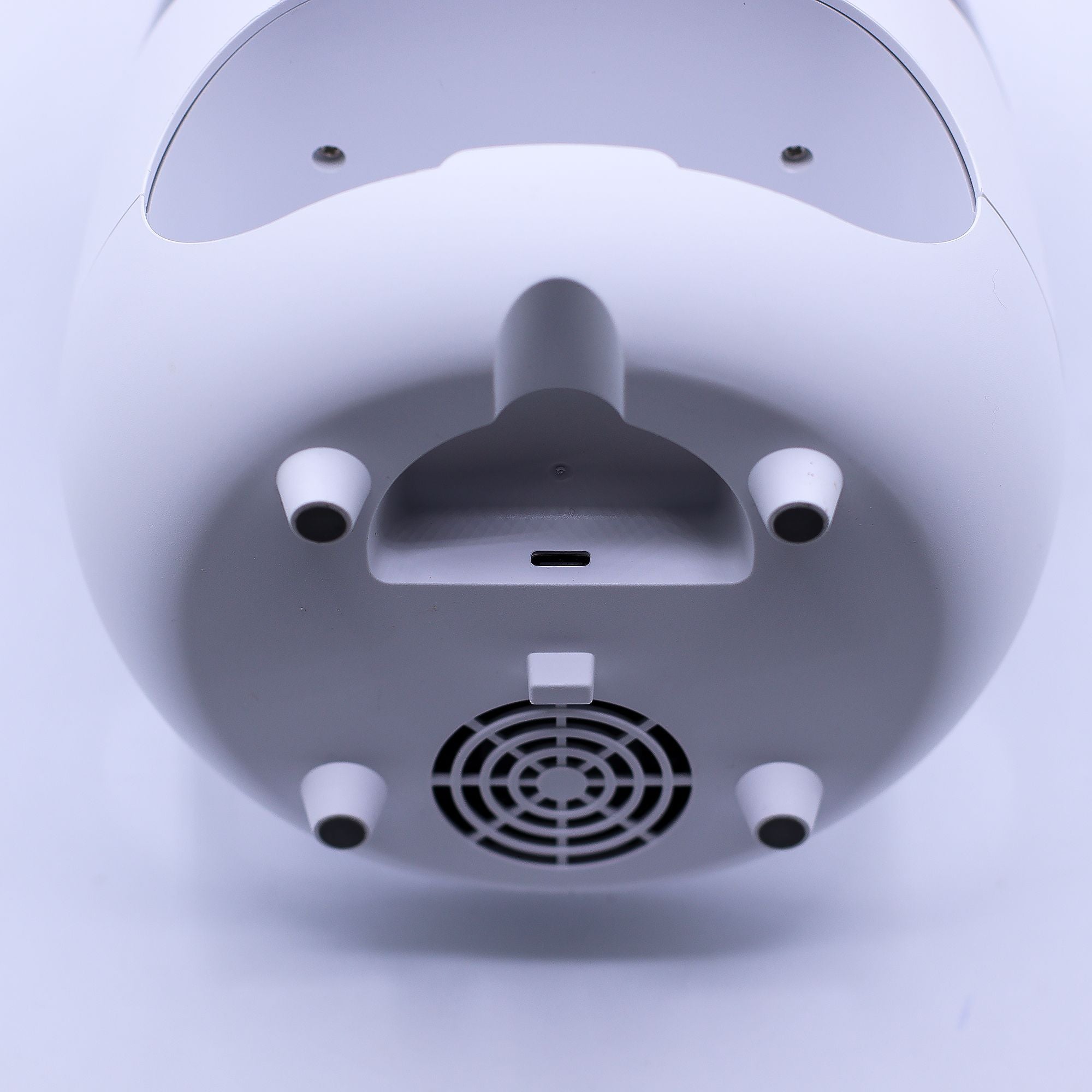 Salt Stone Flame Effect Aroma Diffuser - White USB - Colour Change and Timer