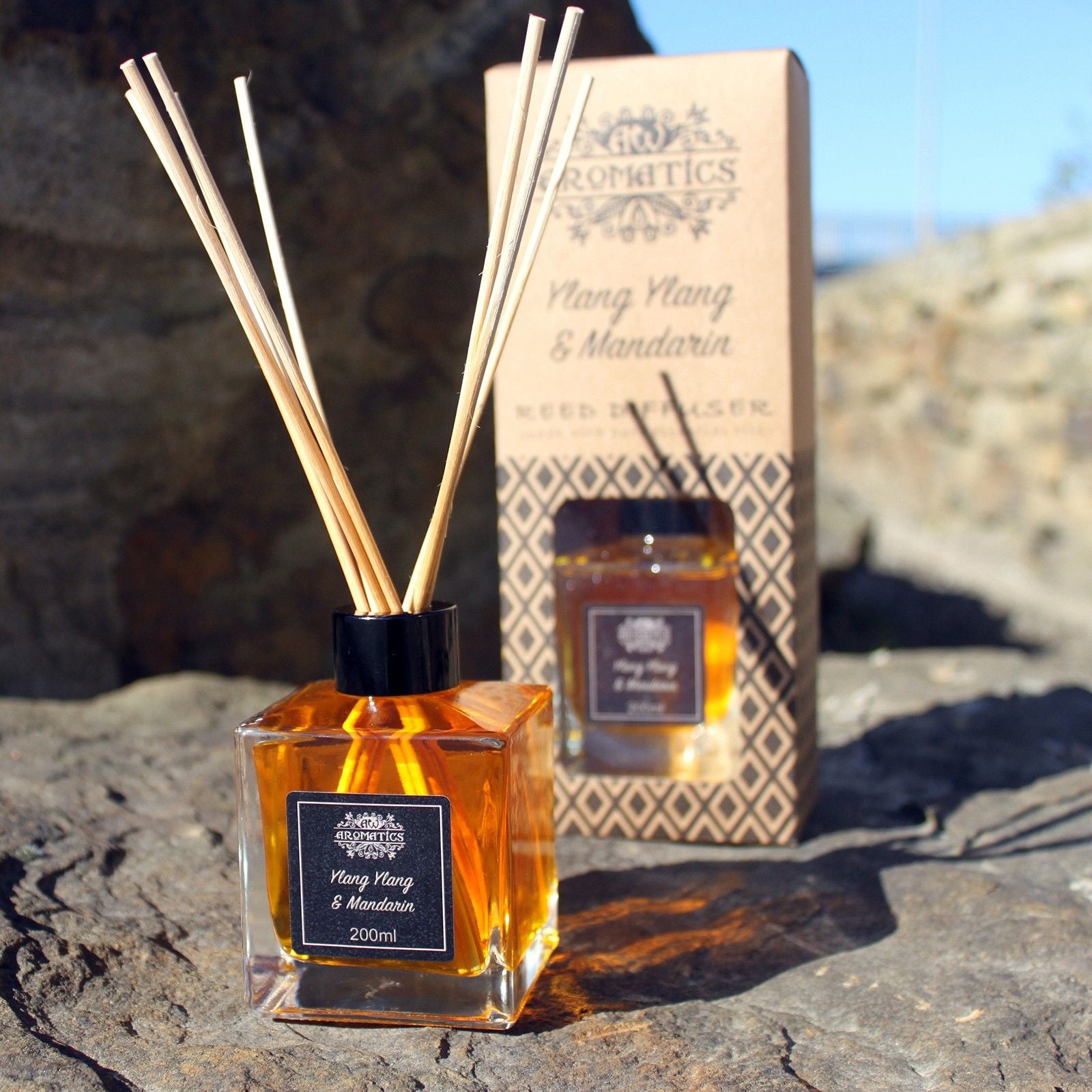 200ml Lime & Ginger Essential Oil Reed Diffuser