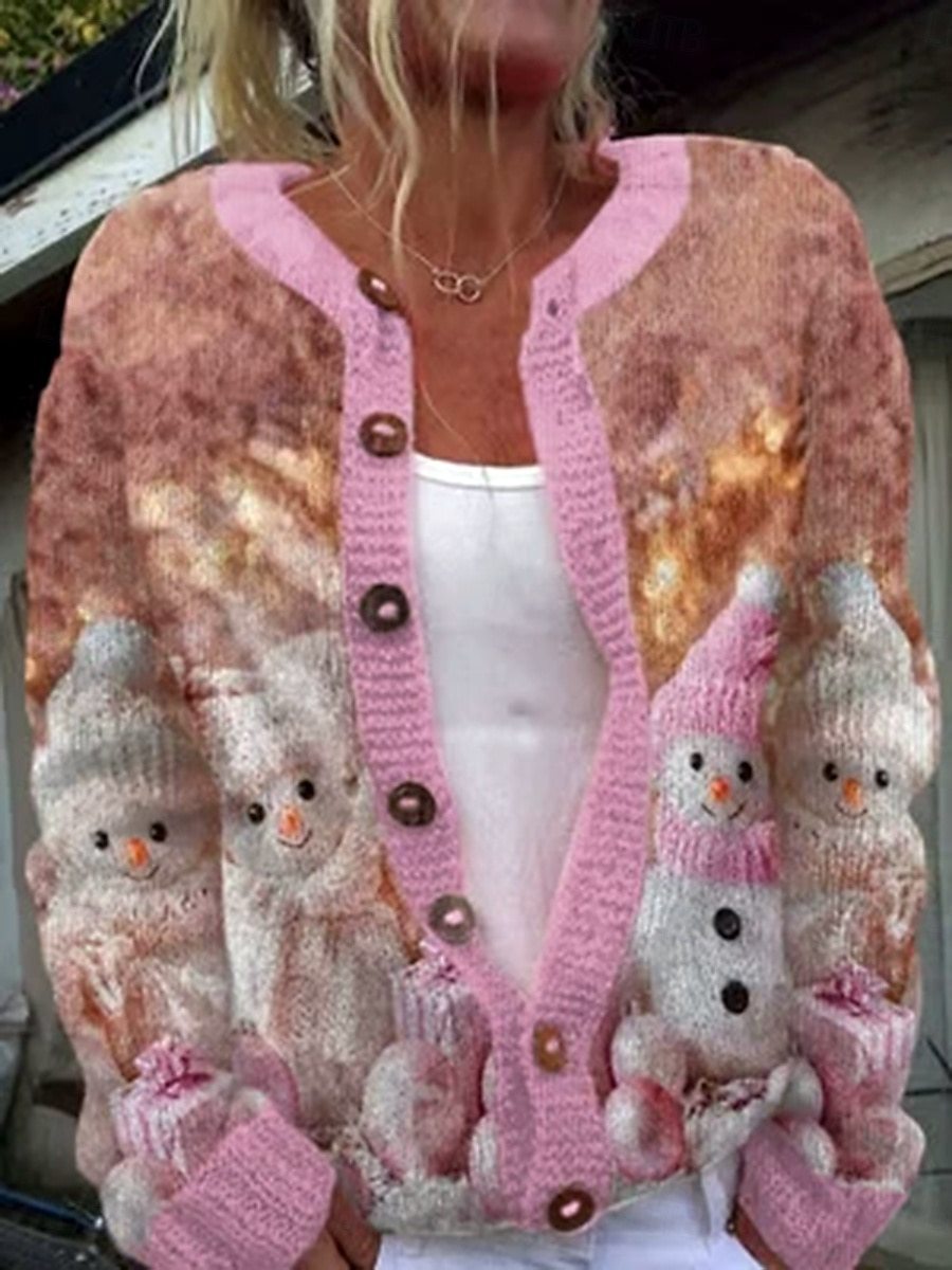 Womens High-End SpringAutumn Fashion Long-Sleeve Sweater