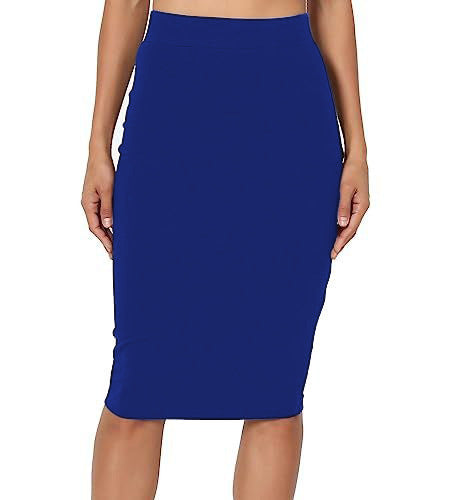 Fashion High Waist Over Knee Pencil Skirt