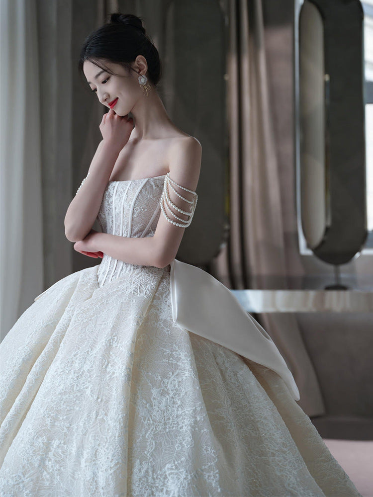 Bandeau Master Wedding Bridal French Light Dress