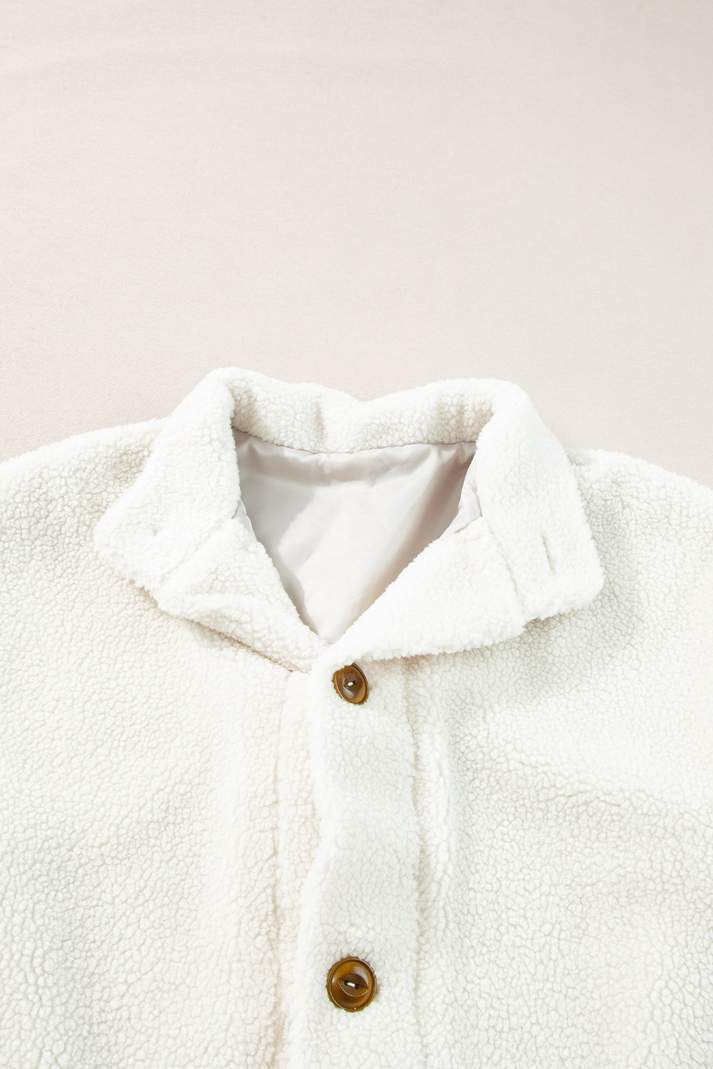 Cappotto gilet con colletto alla coreana con maniche in sherpa nero