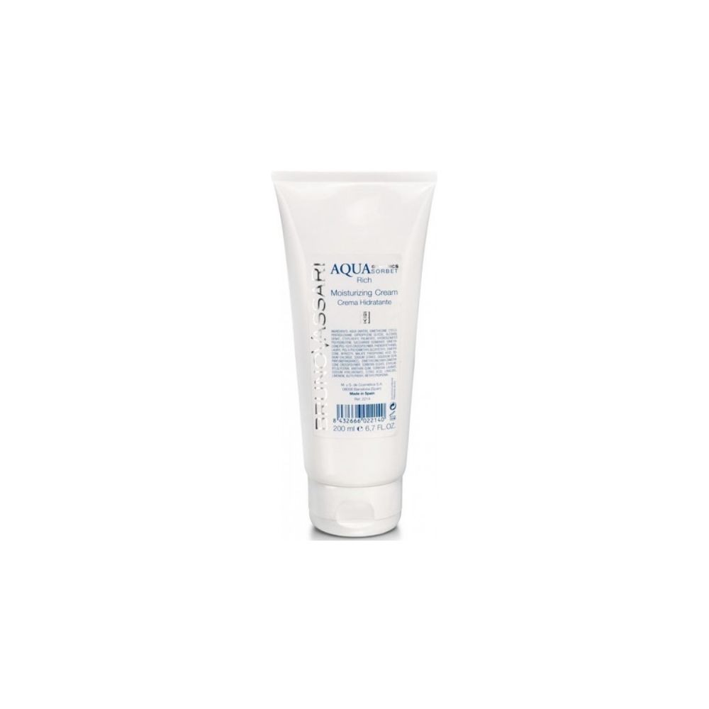 Bruno Vassari, Aqua Genomics Sorbet, Hyaluronic Acid, Hydrating, Rich Cream, For Face, 200 ml