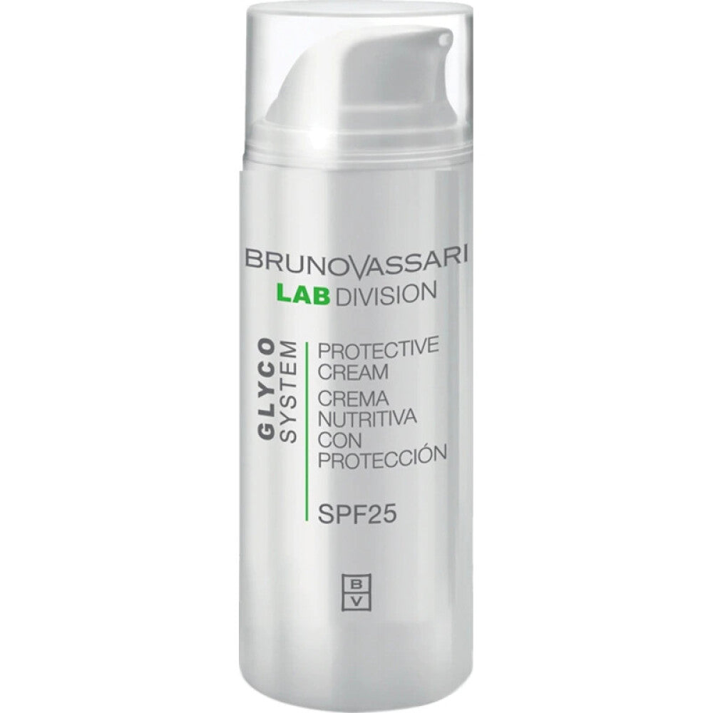 Bruno Vassari, Glyco System, Niacinamide, Hydra-Nourishing, Day, Cream, For Face, SPF 25, 50 ml