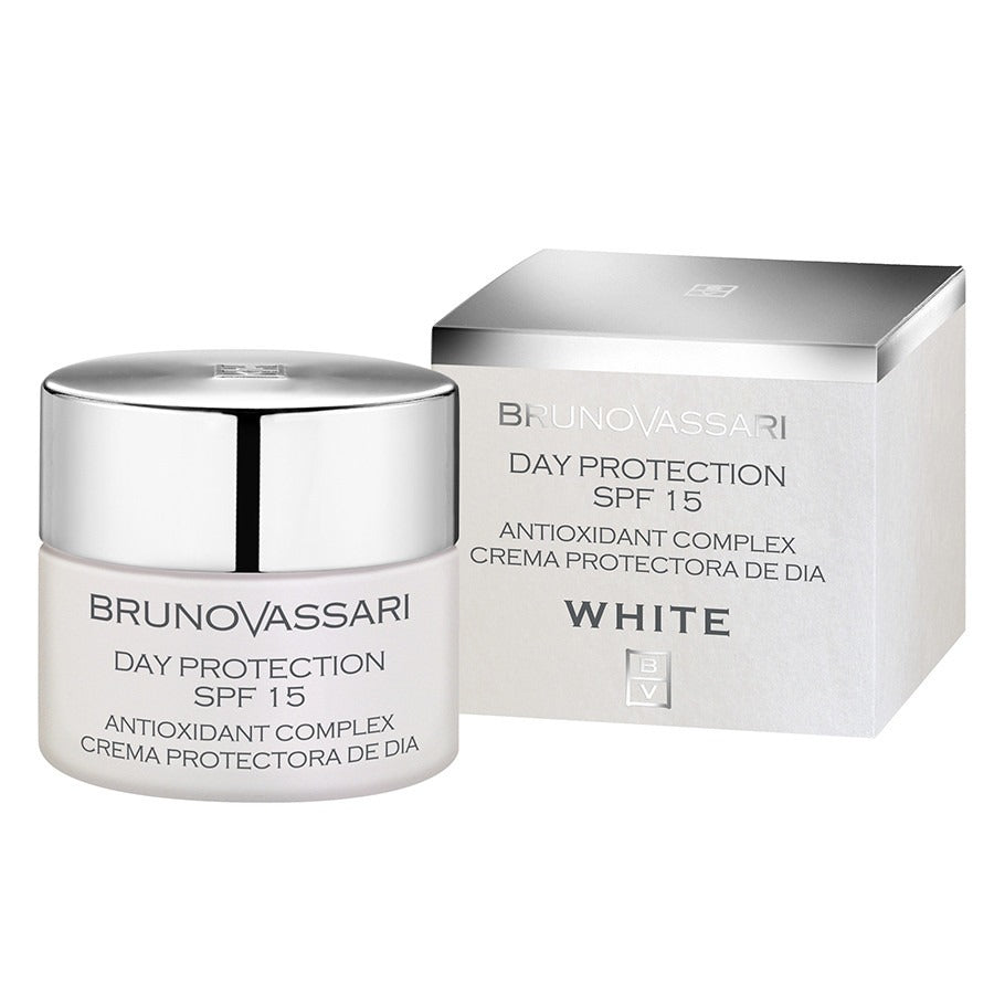 Bruno Vassari, White, Sun Protection, Day, Cream, For Face, SPF 15, 50 ml