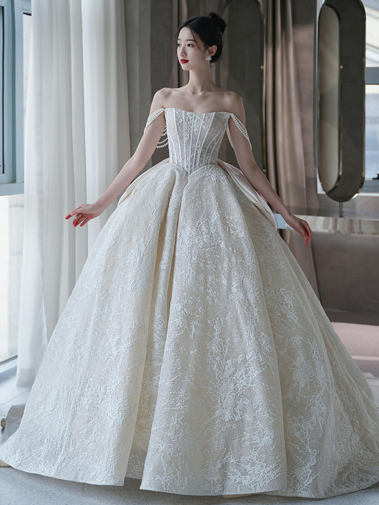 Bandeau Master Wedding Bridal French Light Dress