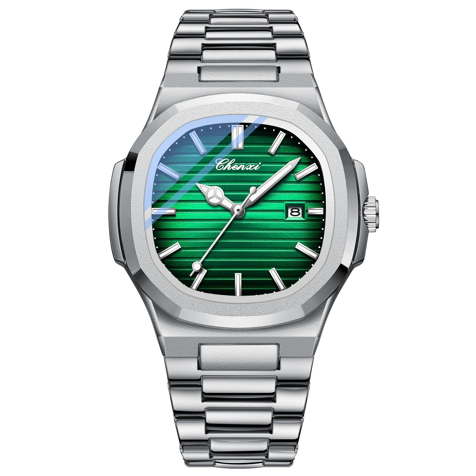 Chenxi Steel Watch Couple Luminous Waterproof Simple Fashion