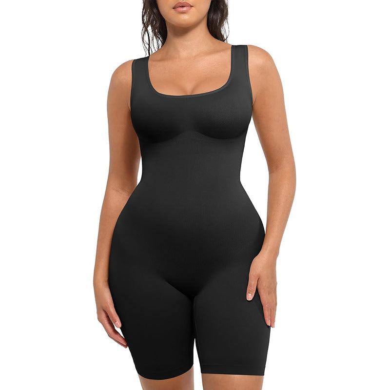 European And American Seamless Jumpsuit Hip-lift And Belly Shaping Tight Corset