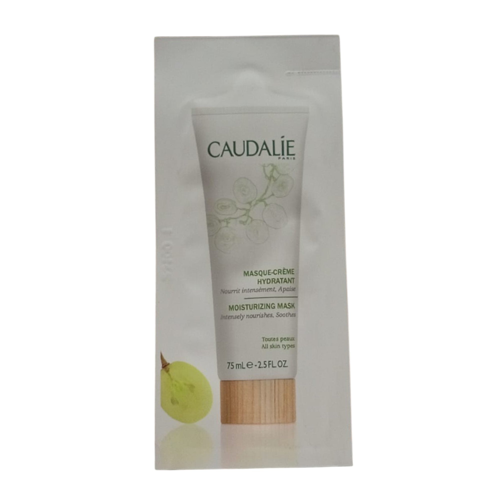Caudalie, Vinosource-Hydra, Moisturizing, Cream Mask, For Face, 3 ml *Sample