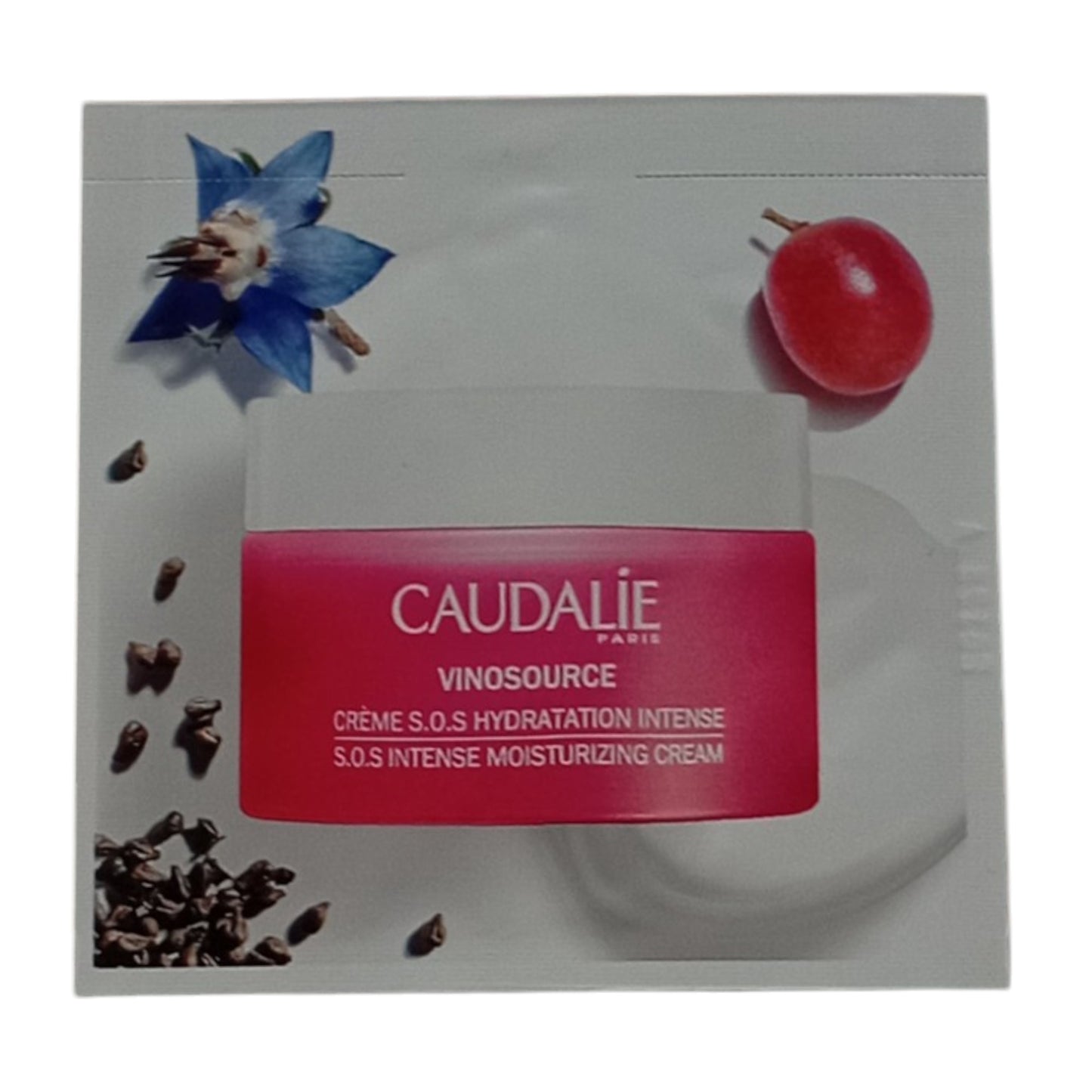 Caudalie, Vinosource, Vegan, Hydrating, Day & Night, Cream, For Face, 2 ml *Sample