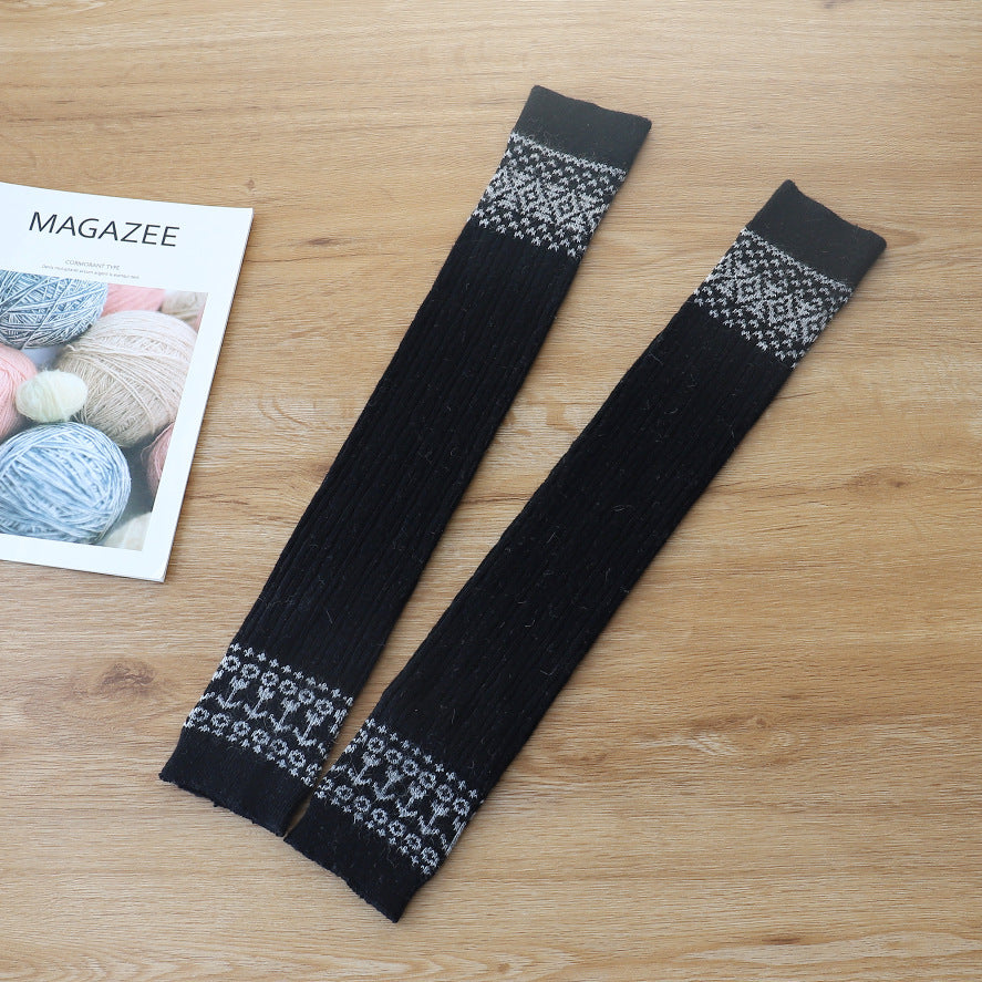 Women's Diamond Fried Dough Twist Stockings Sets