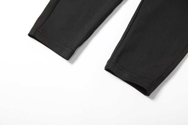 Low-cut Condole Belt Tights Height Waist Movement