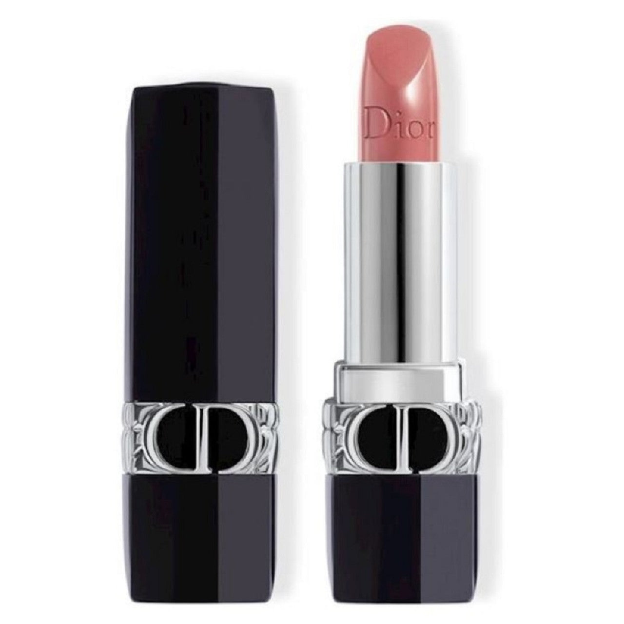 Christian Dior, Dior Rouge, Jojoba, Satin Finish, Cream Lipstick, 100, Nude Look, Refillable, 3.5 g