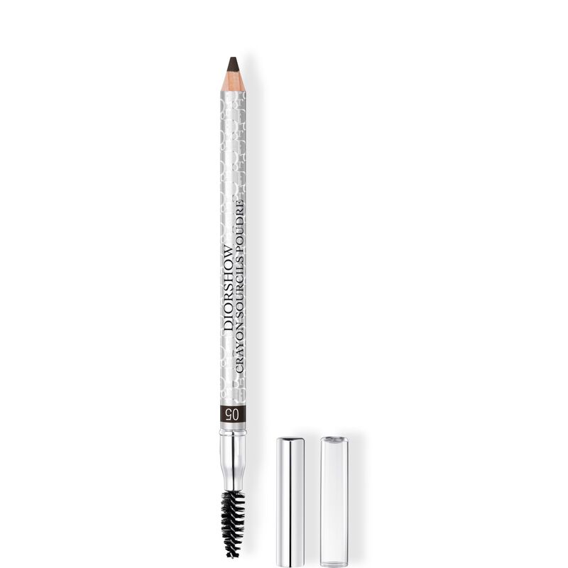 Christian Dior, Diorshow, Waterproof, Double-Ended, Eyebrow Cream Pencil & Brush 2-In-1, 05, Black, 1.19 g