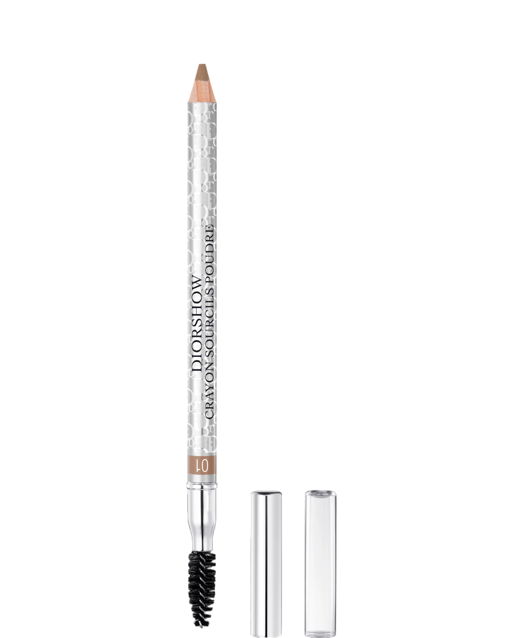 Christian Dior, Diorshow, Waterproof, Double-Ended, Eyebrow Cream Pencil & Brush 2-In-1, 01, Blond, 1.19 g