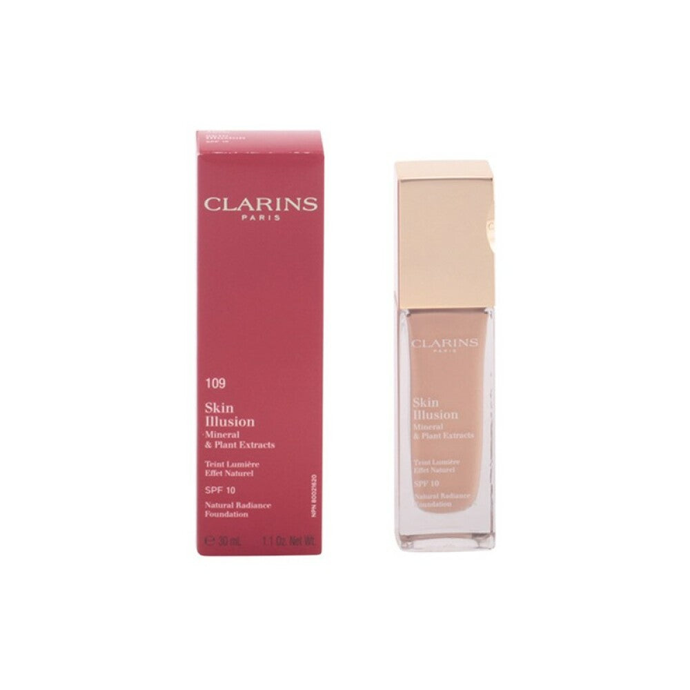 Clarins, Skin Illusion, Colour Correcting, Liquid Foundation, 109, Wheat, SPF 15, 15 ml *Tester