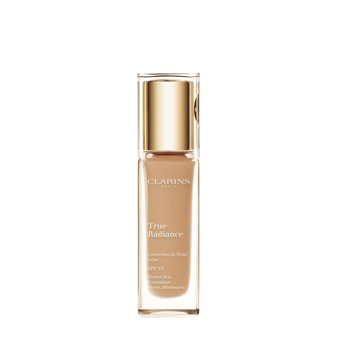 Clarins, True Radiance, Liquid Foundation, 112,5, Cream Caramel, SPF 15, 15 ml *Tester