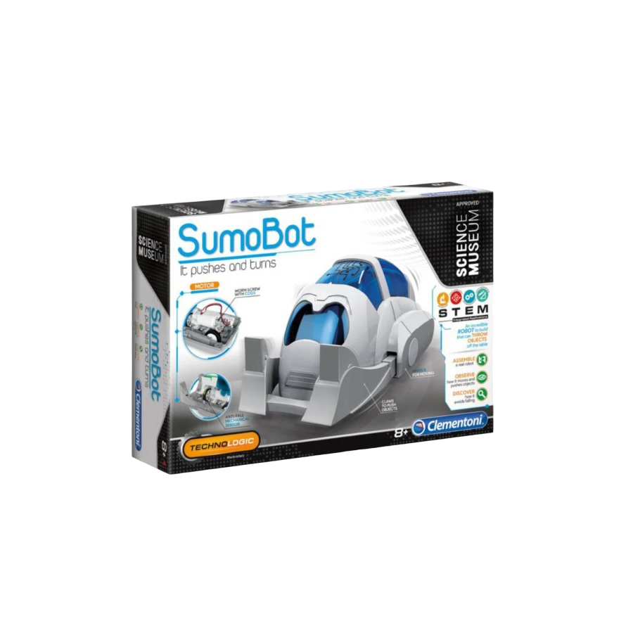 Clementoni, Science Museum, SumoBot, Construction Set, 17370, For Boys, 8+ years