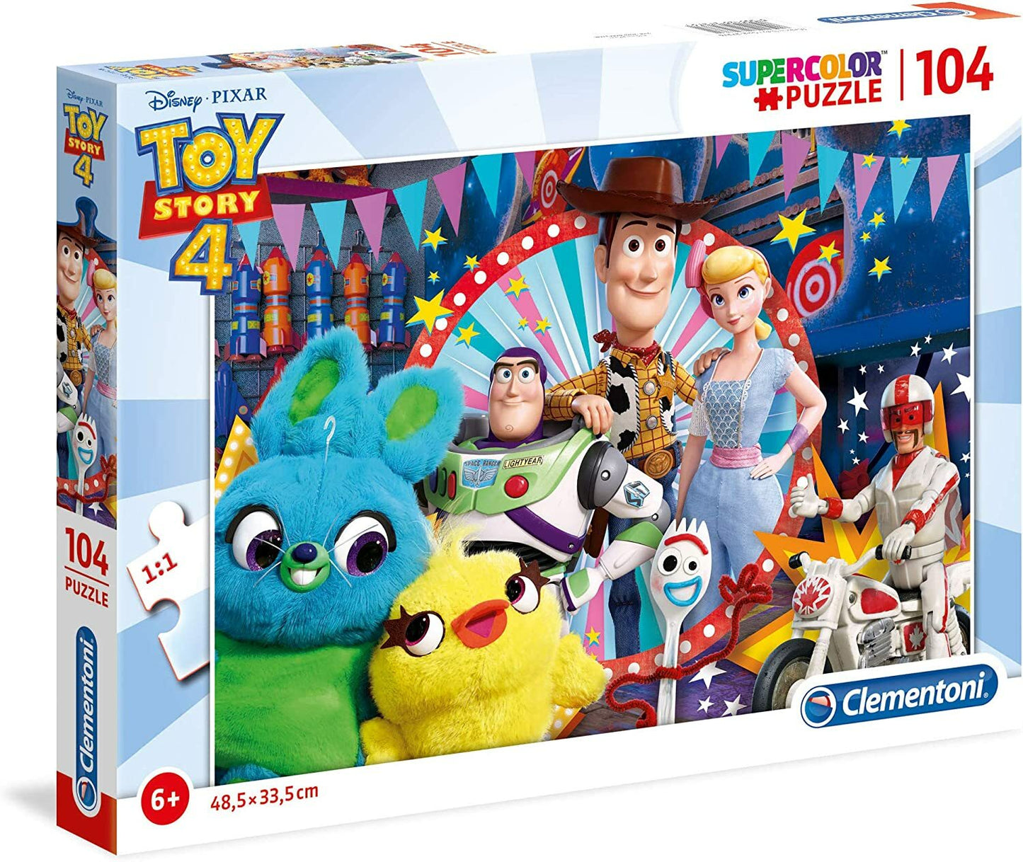 Clementoni, SuperColor, Toy Story 4, Puzzle, Unisex, 6+ years, 104 pcs