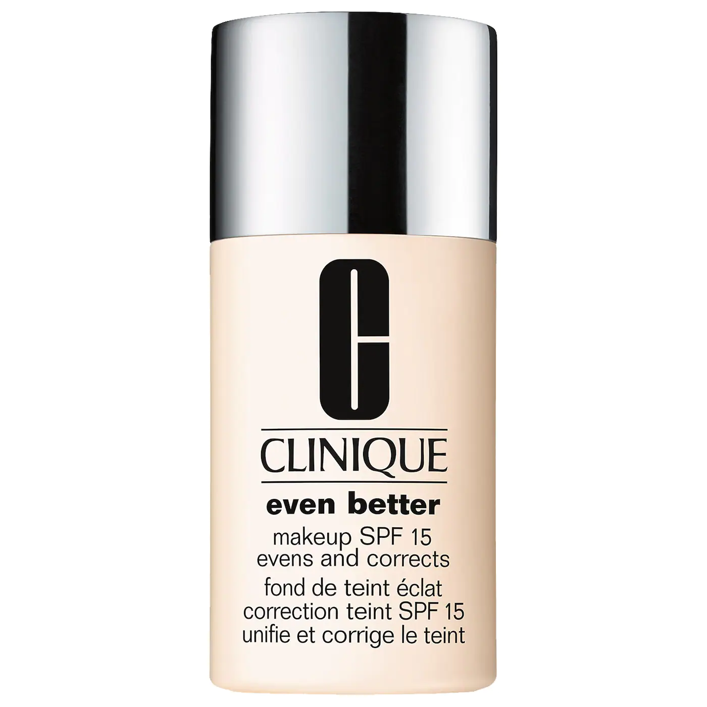 Clinique, Even Better, Paraben-Free, Hydrating, Liquid Foundation, CN 0.75, Custard, SPF 15, 30 ml *Tester