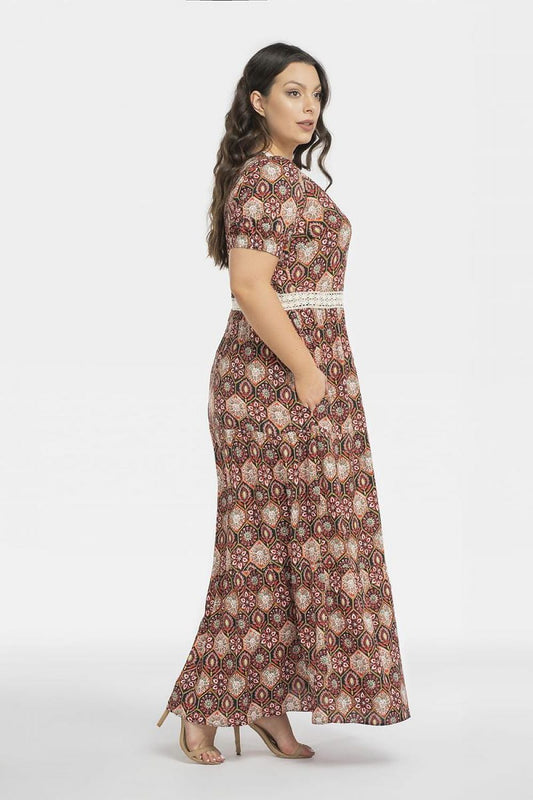 Plus size dress model 196882 Karko