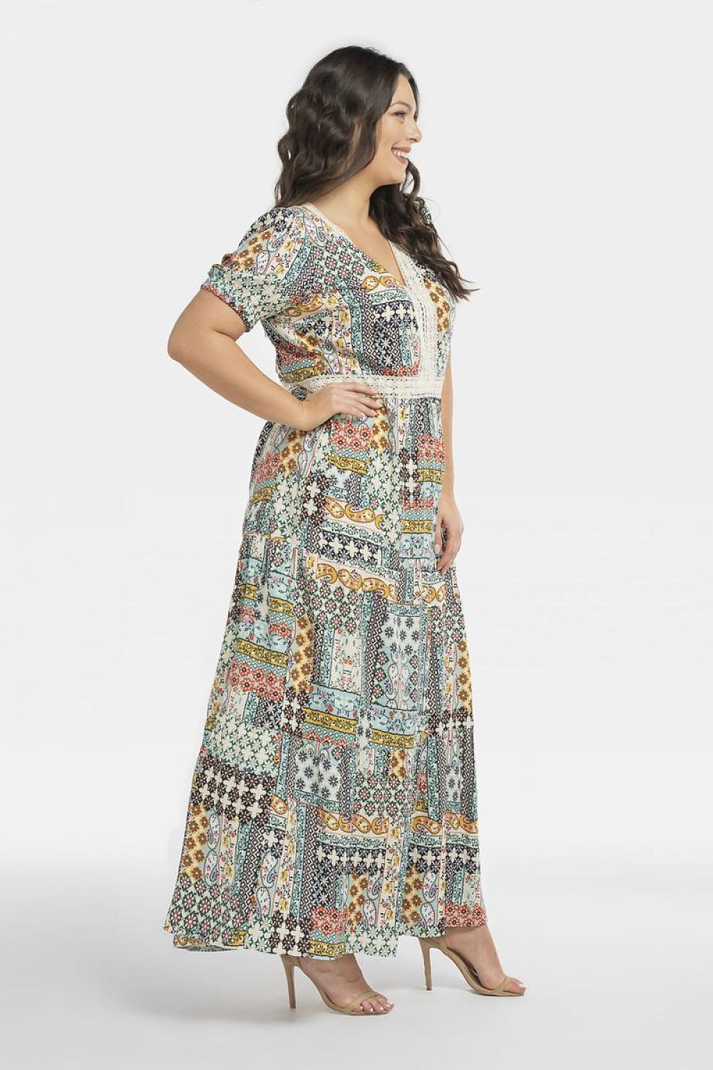 Plus size dress model 196883 Karko