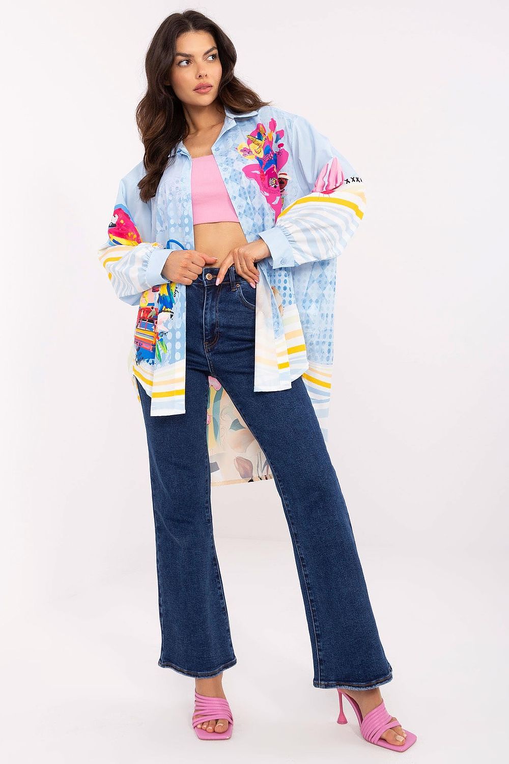 Long sleeve shirt model 207602 Italy Moda