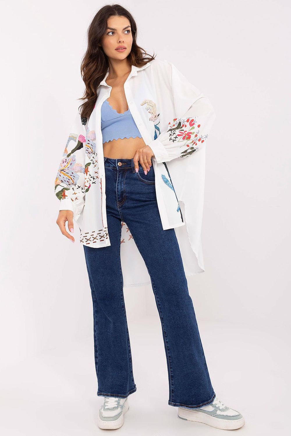 Long sleeve shirt model 207603 Italy Moda