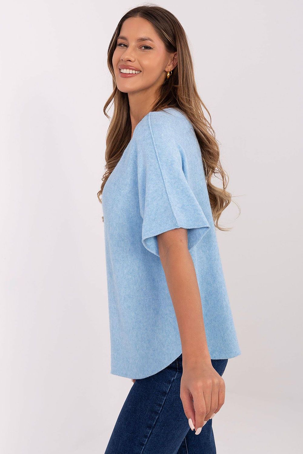 Short sleeve sweater model 209981 Italy Moda