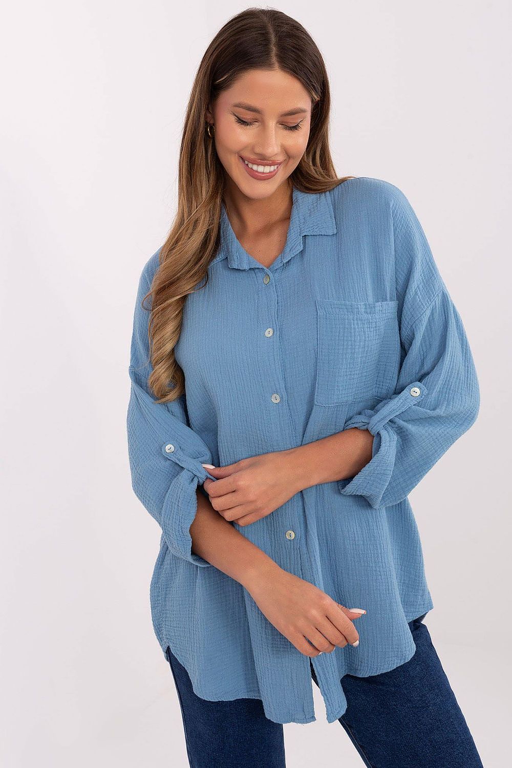 Long sleeve shirt model 210008 Italy Moda