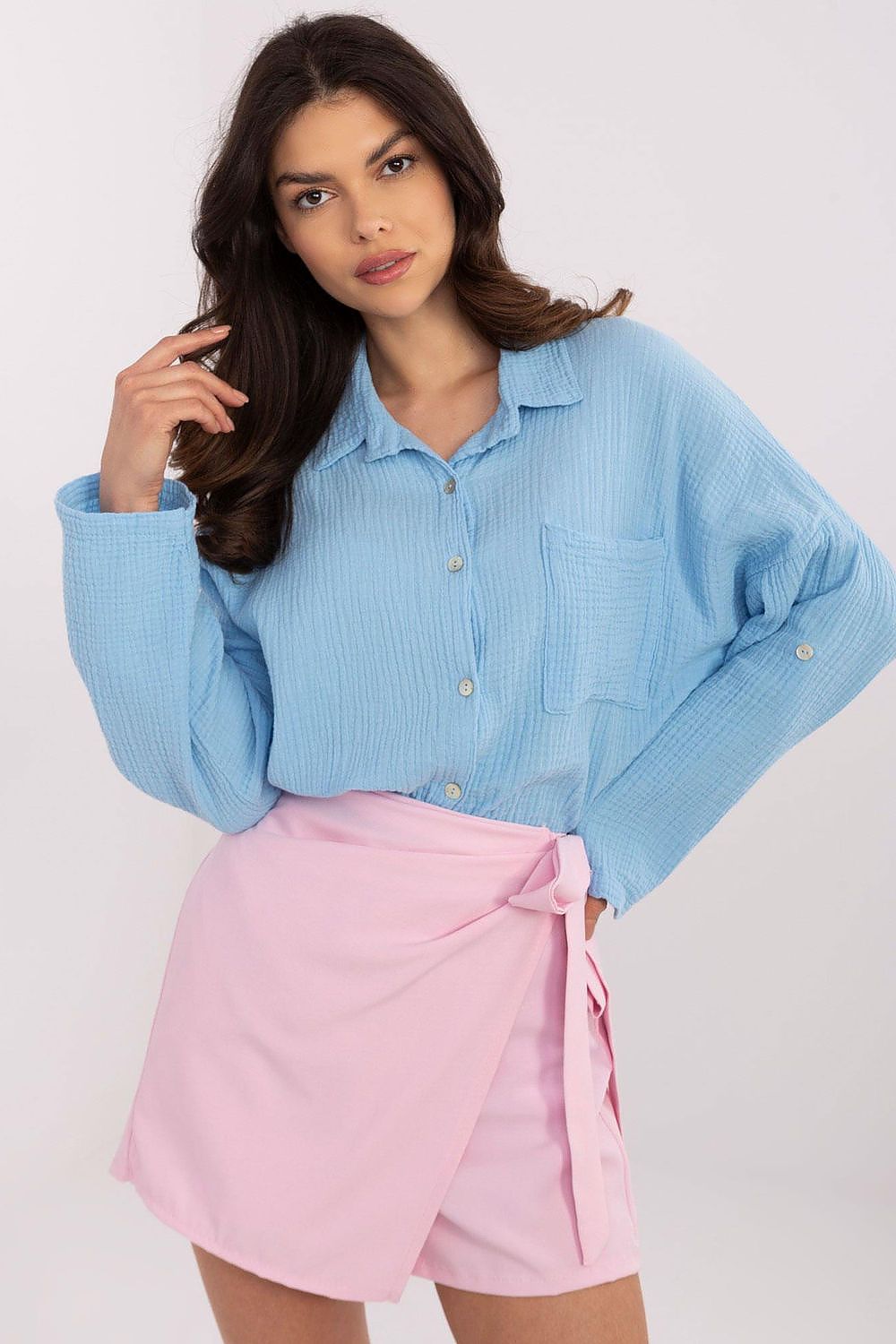 Long sleeve shirt model 210010 Italy Moda